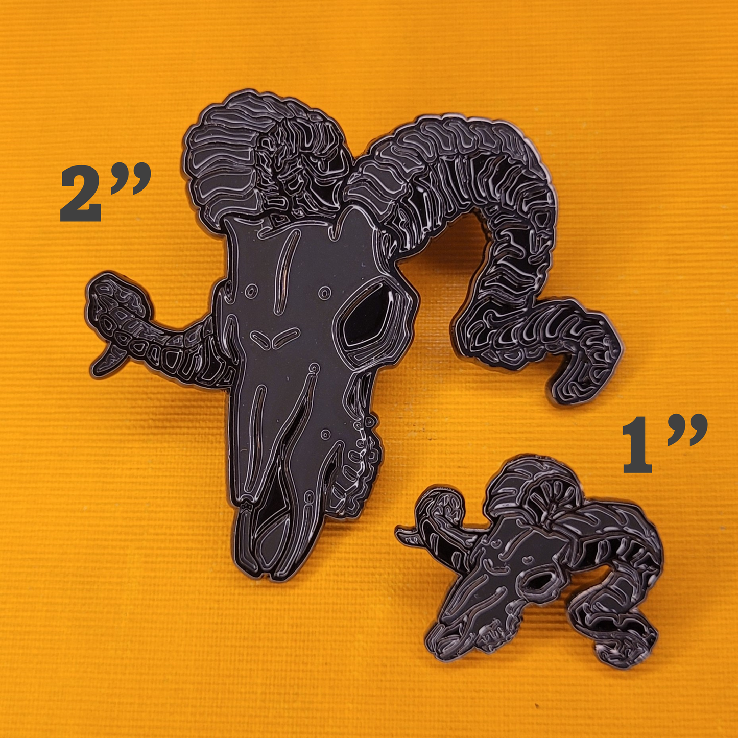 1" BEAST PIN - BLACK